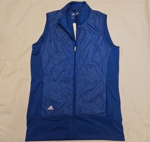 Adidas Royal Blue Zip-Up Vest